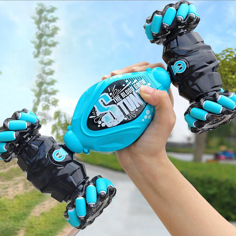 RC Car with LED Light Remote Control Car Watch Hand Gestures 360° Rotating Climbing Car